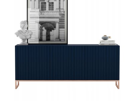 Komoda Glamour Elpis Szafka RTV Granatowy MAT 168 cm2