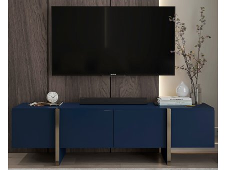 Szafka RTV Glamour KENZO - 180 cm - grantowy mat1