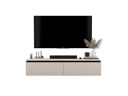 Wisząca szafka RTV SELENE Glamour Kaszmir Mat 140 cm2