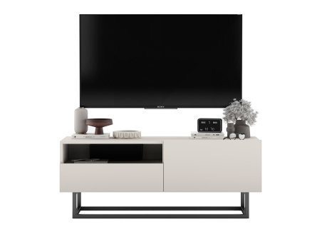 Szafka RTV ENJOY z szufladą 120 cm kaszmir mat1