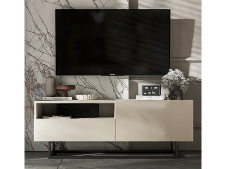 Szafka RTV ENJOY z szufladą 120 cm kaszmir mat