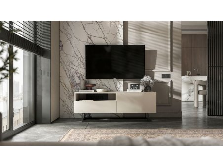 Szafka RTV ENJOY z szufladą 120 cm kaszmir mat3