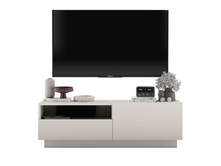 Szafka RTV ENJOY z szufladą stojąca/wisząca 120 cm kaszmir mat1