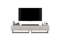 Szafka RTV ENJOY Kaszmir Mat 240 cm zestaw 2 x 120 cm stelaż