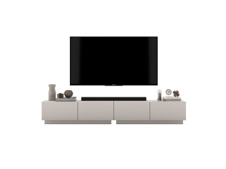 Szafka RTV ENJOY Loft Kaszmir Mat wisząca / stojąca 240 cm zestaw 2 x 120 cm2