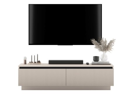 Uniwersalna szafka RTV SELENE Glamour Kaszmir Mat 140 cm1