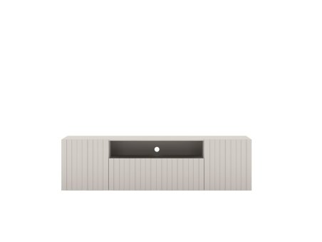 Wisząca szafka RTV Glamour ELPIS Kaszmir Mat 150 cm