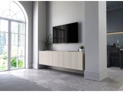 Wisząca Szafka RTV Glamour ELPIS Kaszmir Mat 150 cm, Dobra Cena, Sklep Online | Meble Lindner