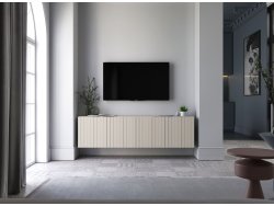 Wisząca Szafka RTV Glamour ELPIS Kaszmir Mat 150 cm, Dobra Cena, Sklep Online | Meble Lindner