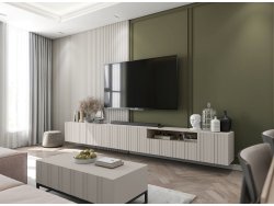 Wisząca Szafka RTV Glamour ELPIS Kaszmir Mat 150 cm, Dobra Cena, Sklep Online | Meble Lindner