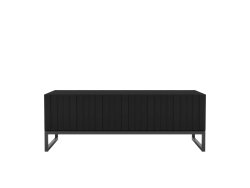 Stolik Kawowy Glamour ELPIS 110 cm, Czarny Mat, z Ramą, Dobra Cena, Sklep Online | Meble Lindner