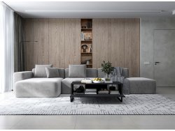 Stolik Kawowy Glamour ELPIS 110 cm, Czarny Mat, z Ramą, Dobra Cena, Sklep Online | Meble Lindner