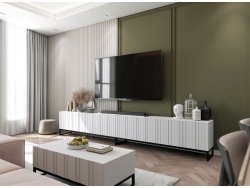 Stolik Kawowy Glamour ELPIS 110 cm, Biały Mat, Dobra Cena, Sklep Online | Meble Lindner