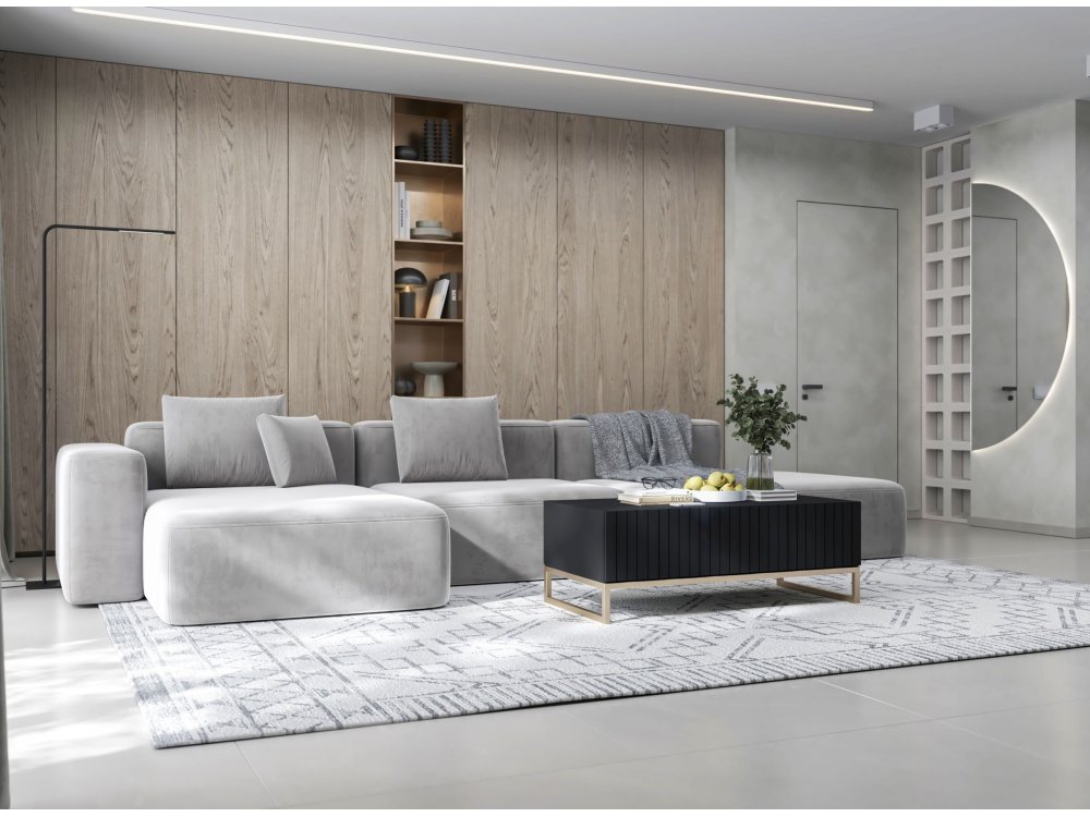 Stolik Kawowy Glamour ELPIS, Czarny Mat, Dobra Cena, Sklep Online | Meble Lindner