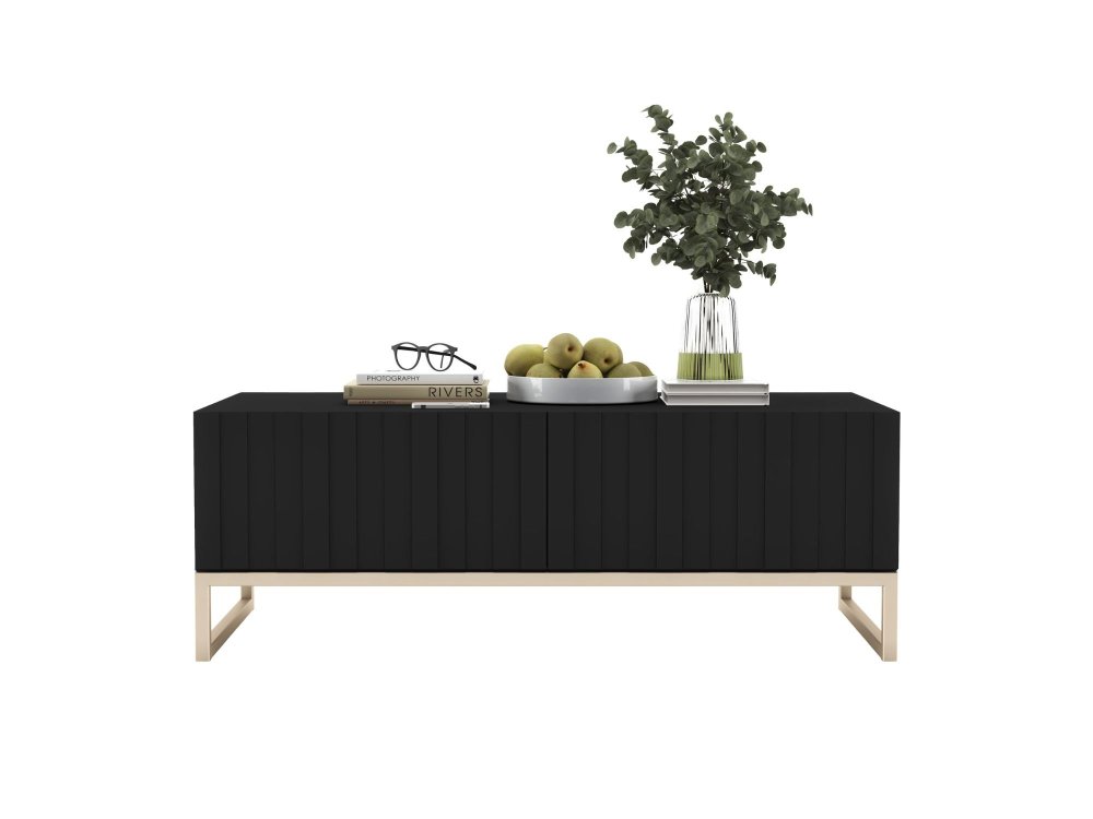 Stolik Kawowy Glamour ELPIS, Czarny Mat, Dobra Cena, Sklep Online | Meble Lindner