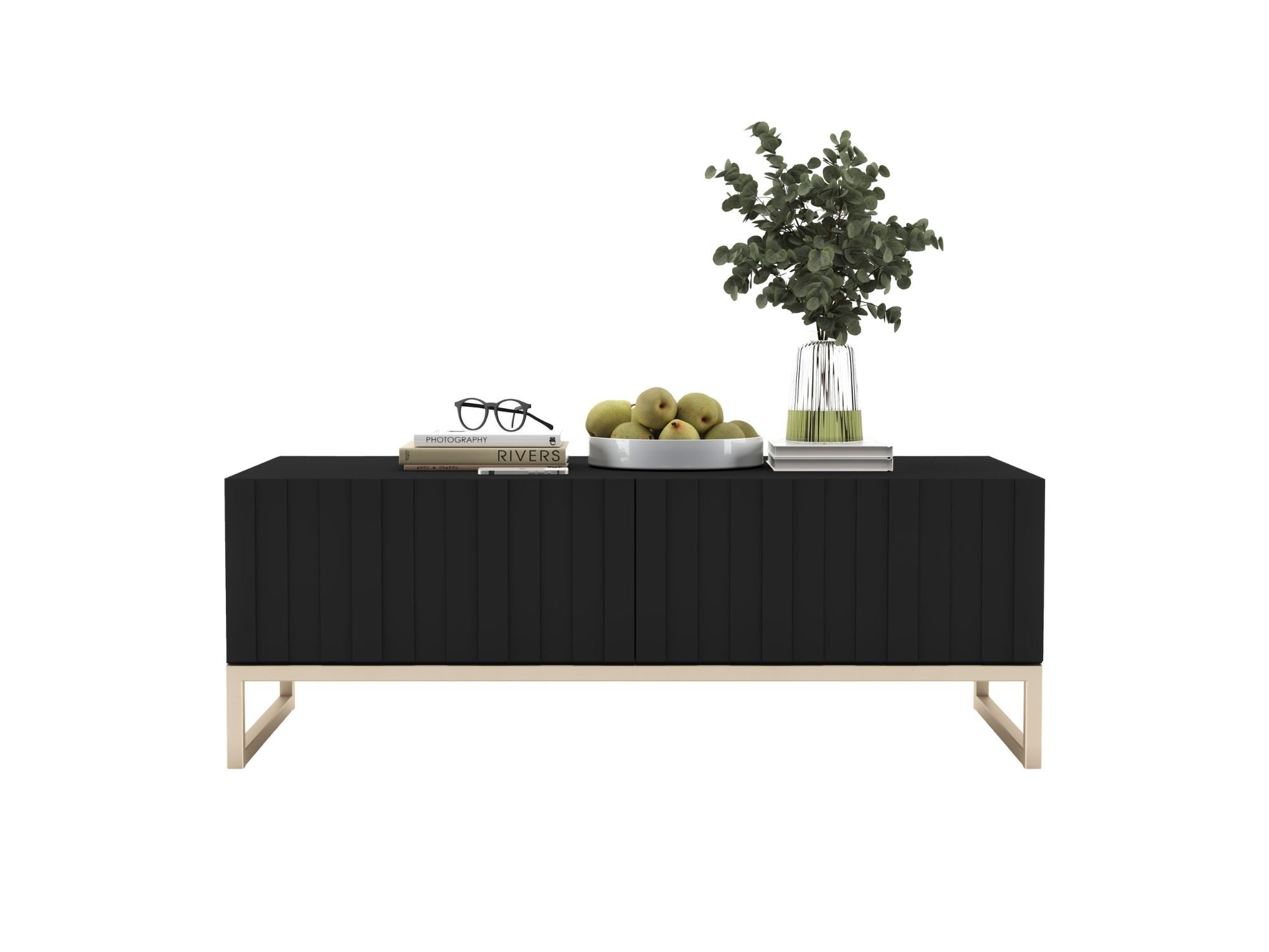 Stolik Kawowy Glamour ELPIS, Czarny Mat, Dobra Cena, Sklep Online | Meble Lindner