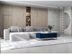 Stolik Kawowy Glamour ELPIS, Granatowy Mat, Dobra Cena, Sklep Online | Meble Lindner