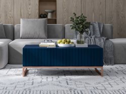 Stolik Kawowy Glamour ELPIS, Granatowy Mat, Dobra Cena, Sklep Online | Meble Lindner