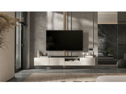 Wisząca Szafka RTV Loft Industrialna ENJOY Kaszmir Mat 120 cm, Dobra Cena, Sklep Online | Meble Lindner
