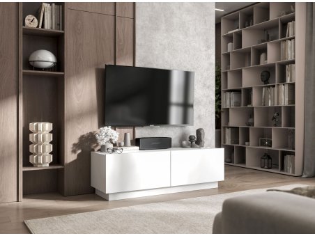 Szafka RTV ENJOY, Biała 120 cm, Dobra Cena, Sklep Online | Meble Lindner3