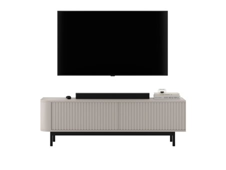 AURORA TV STAND 140 WITH BLACK FRAME