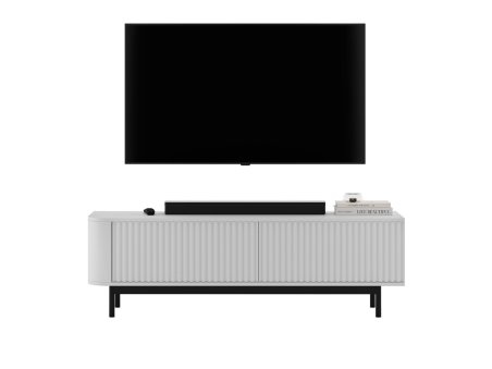 AURORA TV STAND 140 WITH BLACK FRAME