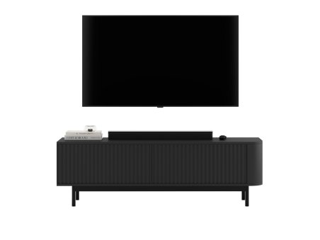 AURORA TV STAND 140 WITH BLACK FRAME