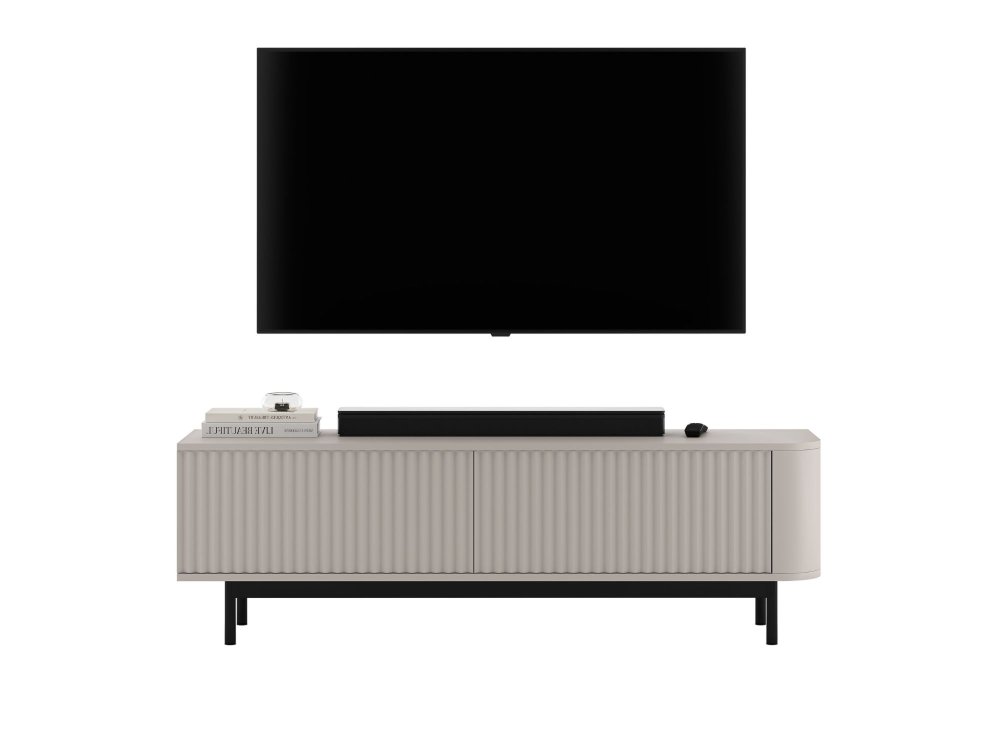 AURORA TV STAND 140 WITH BLACK FRAME