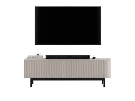 AURORA TV STAND 140 WITH BLACK FRAME