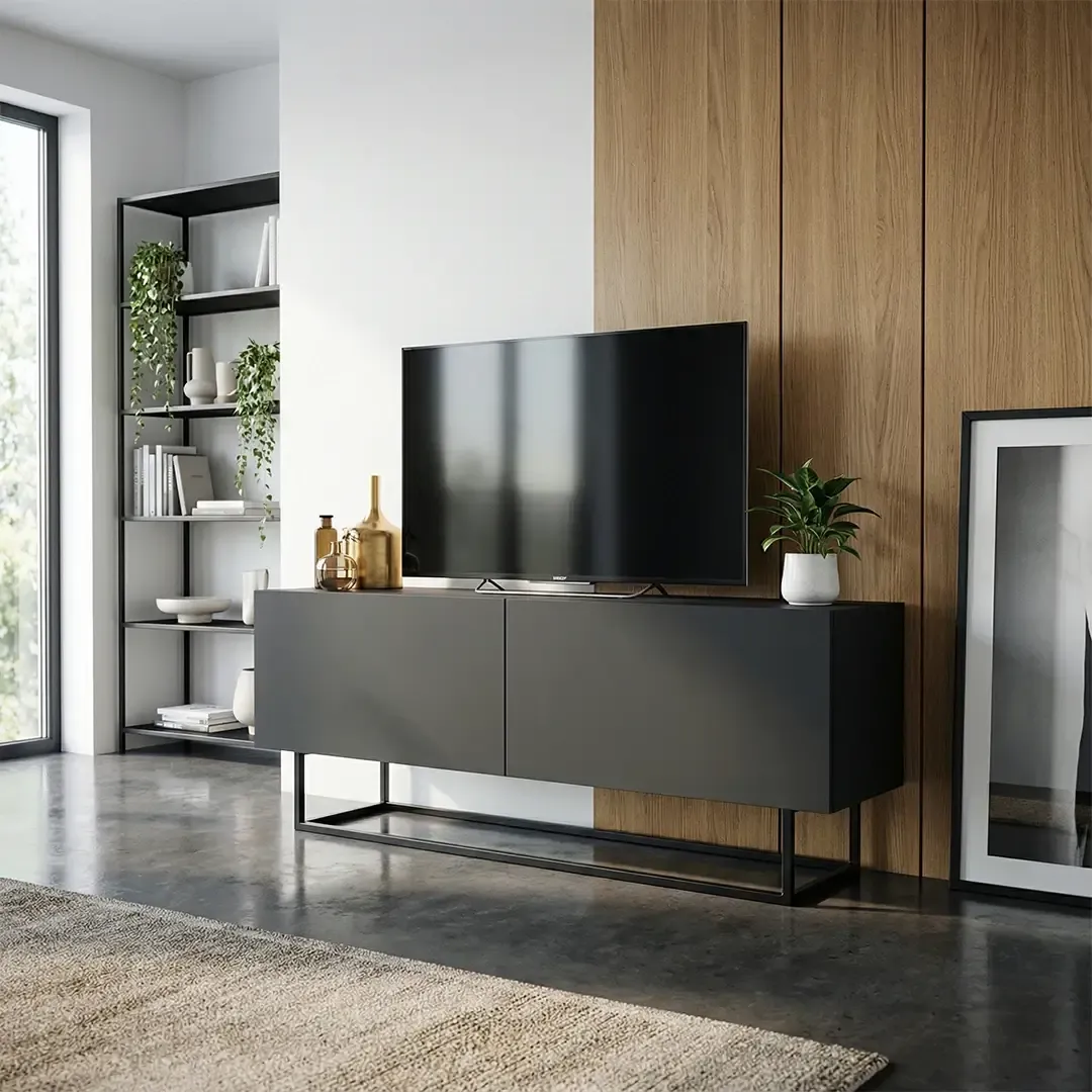 Szafka RTV ENJOY - 120 cm - grafit